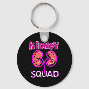 Squad Nephrology Nurse Dialysis Technician Keychain