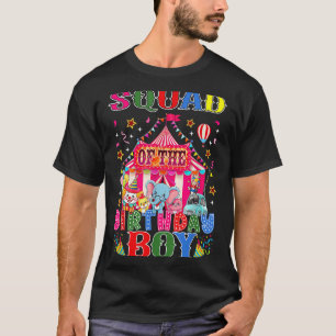 Squad Of The Birthday Boy Circus Carnival Theme Pa T-Shirt