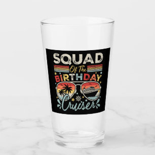 Squad of the Birthday Cruiser Vacation DK Glass