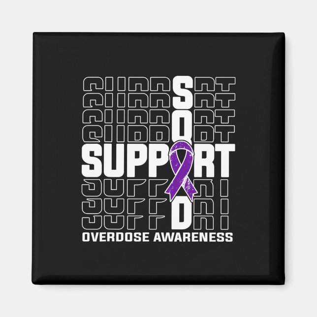 Squad Overdose Awareness 1  Magnet (Front)