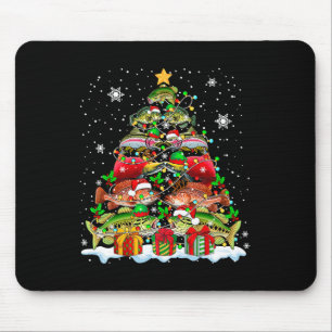 Squad Santa Salmon Byss Grouper Fishes Collection Mouse Pad