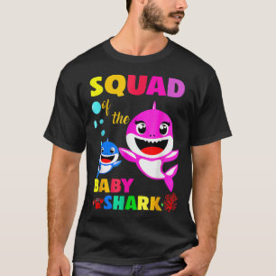 Squad Shark Squad Shark Family Mother's Day T-Shirt