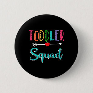 Squad Teacher Back To School 2 Inch Round Button
