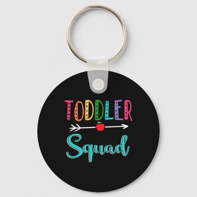 Squad Teacher Back To School  Keychain (Front)