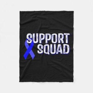 Squad Warrior Alopecia Areata Awareness Fleece Blanket