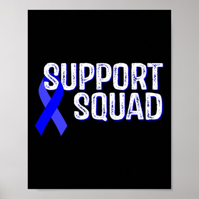 Squad Warrior Alopecia Areata Awareness  Poster (Front)