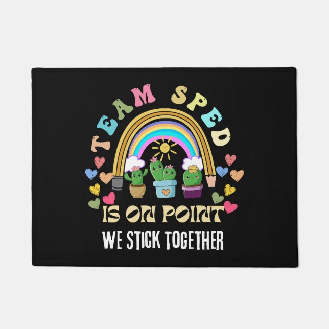 Squad we Forever Sticky for teacher Doormat (Front)