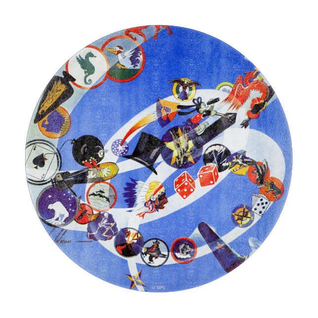 Squadron Insignia Cutting Board (Front)