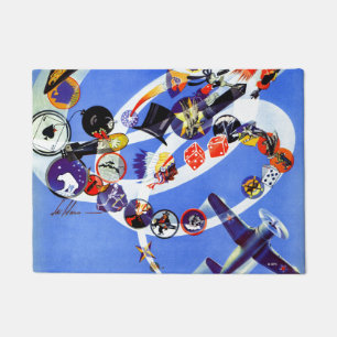 Squadron Insignia Doormat