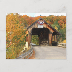 Squam River Covered Bridge Ashland Postcard