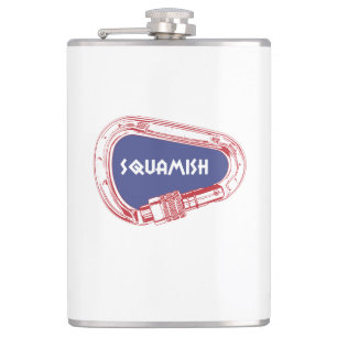 Squamish Climbing Carabiner Hip Flask