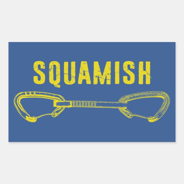  Squamish Climbing Quickdraw Sticker (Front)