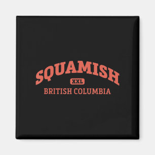 Squamish College Style Rock Climbing Area Design 7 Magnet