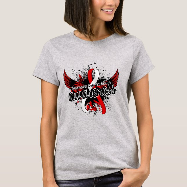 Squamous Cell Carcinoma Awareness 16 T-Shirt (Front)