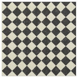 SQUARE2 BLACK MARBLE & BEIGE LINEN FABRIC