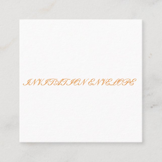 square 2.5"x2.5" standard matte business card (Front)