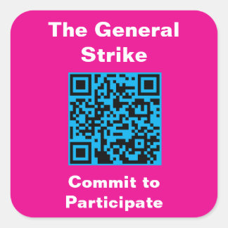 Square, 3 inch stickers, six to a sheet square sticker