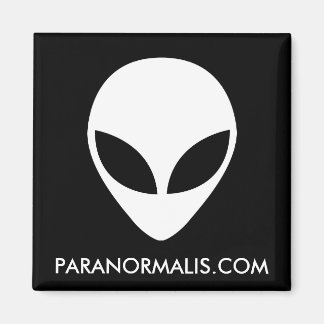 Square Alien Head Fridge Magnet