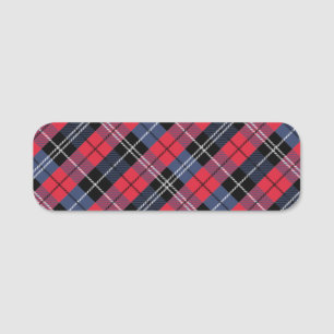 Square and colour name tag