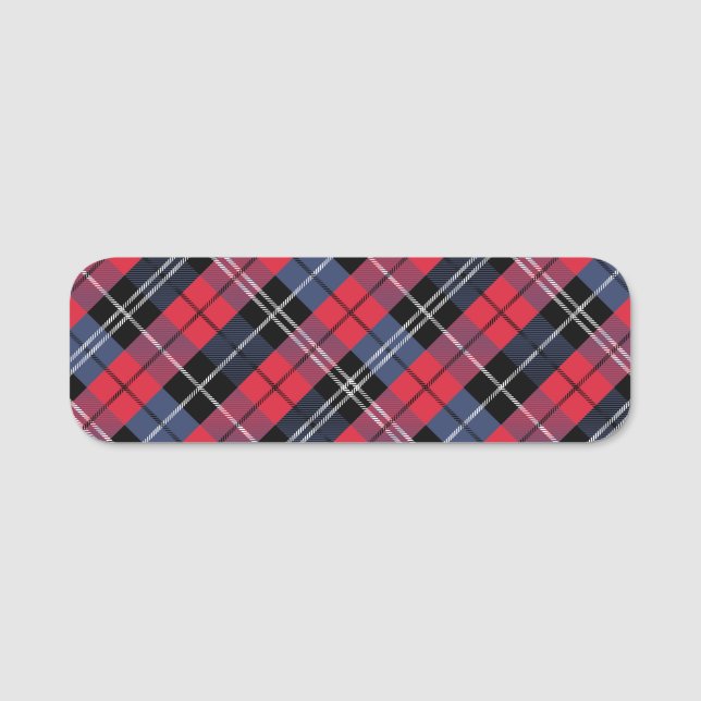 Square and colour name tag (Front)
