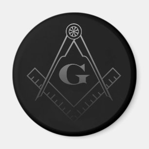 Square and Compass Magnet