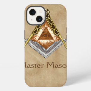 Square and Compass with All Seeing Eye iPhone 13 Case