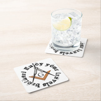 Square and Compasses coaster