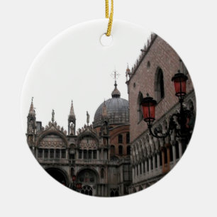 Square & Basilica of St Mark Ceramic Ornament