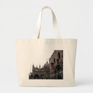 Square & Basilica of St Mark Large Tote Bag