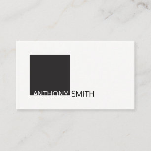 Square (Black) 2 Business Card