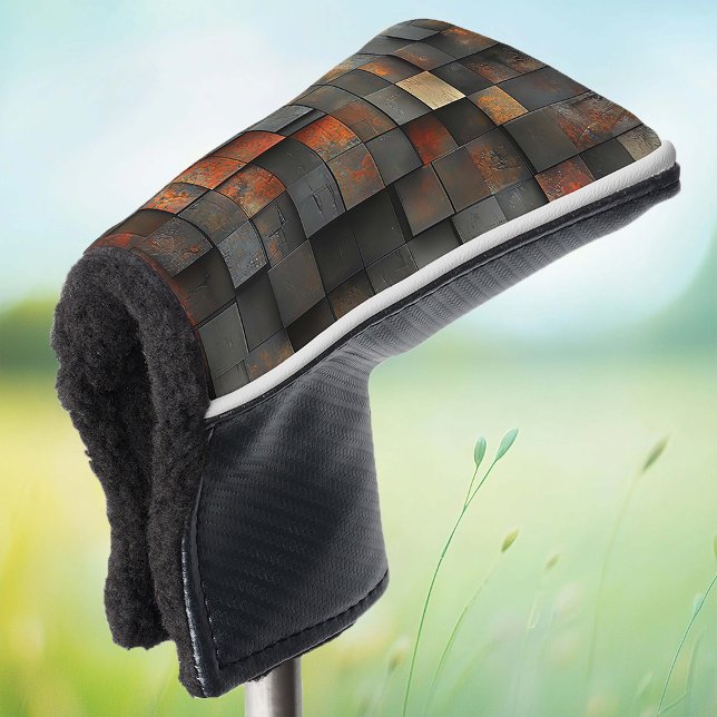 Square Boxes Abstract  Golf Head Cover (Creator Uploaded)