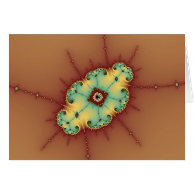 Square Brain - Fractal Card (Front Horizontal)