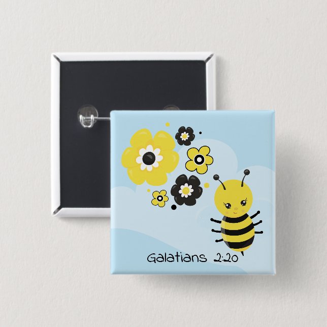 Square Button (Front & Back)