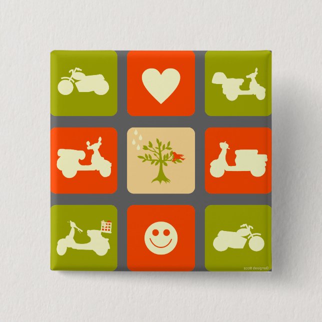 Square Button (Front)