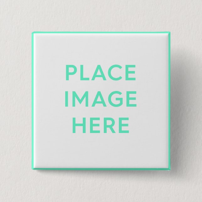 Square Button, 2 Inch - Souvenir Gift Design Button (Front)