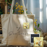 Square Button | Cute Rabbit Holding Sunflower