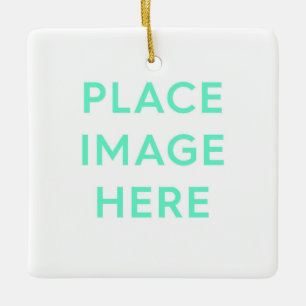 Square Ceramic Ornament