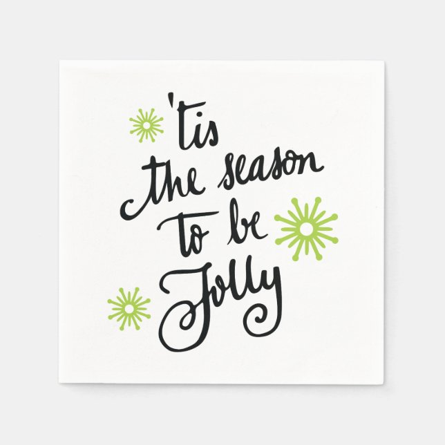 Square Cocktail Napkin Template Standard Cocktail (Front)