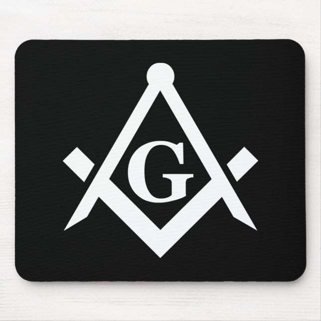Square & Compasses Mouse Pad (Front)