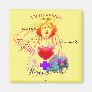 Square Corona Magnet