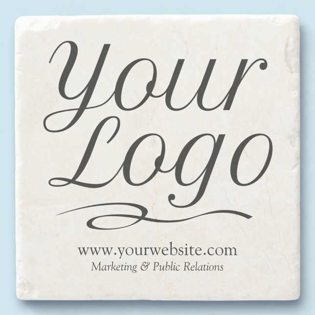Square Custom Marble Coaster with Company Logo (MISOOK Square Marble Coaster with Logo)
