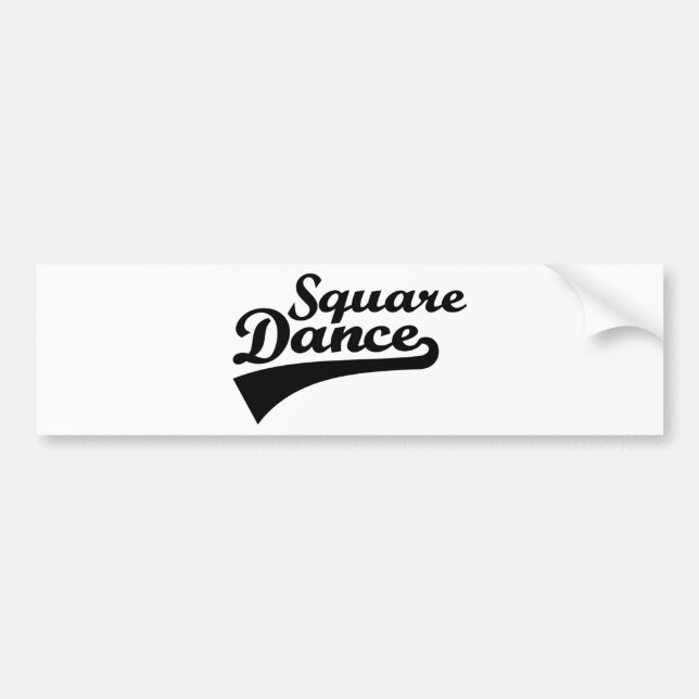 Square dance bumper sticker (Front)