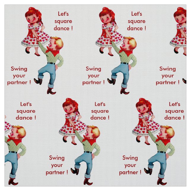 Square Dance Fabric (Swatch)