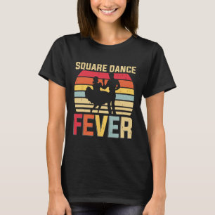 Square Dance Fever Cowboy Country Music Square Dan T-Shirt