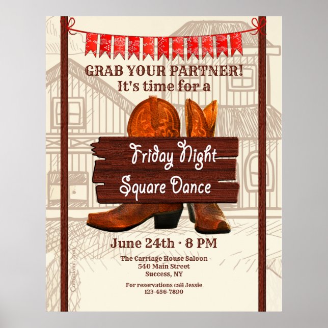 Square Dance Poster (Front)