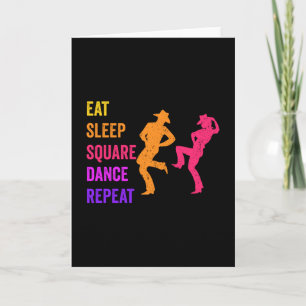 Square Dance Repeat Card