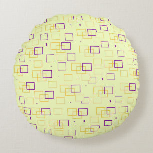 Square Dance Round Pillow