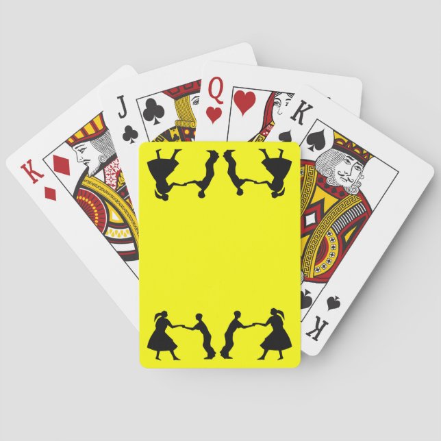 Square Dancers Playing Cards (Back)