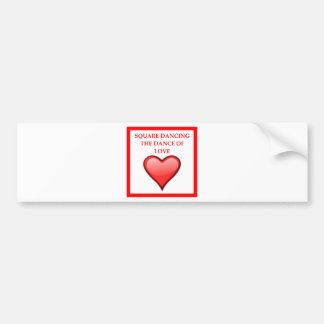 square dancing bumper sticker