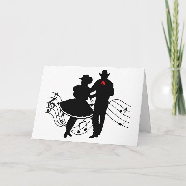 Square Dancing Card (Front)